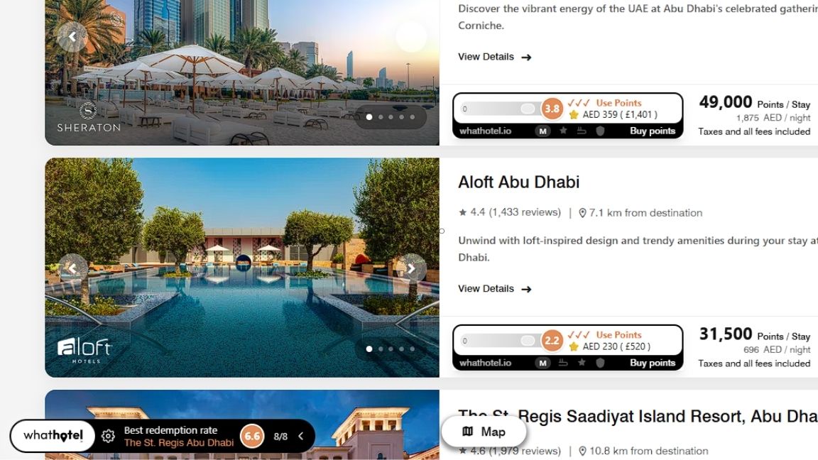 Marriott website