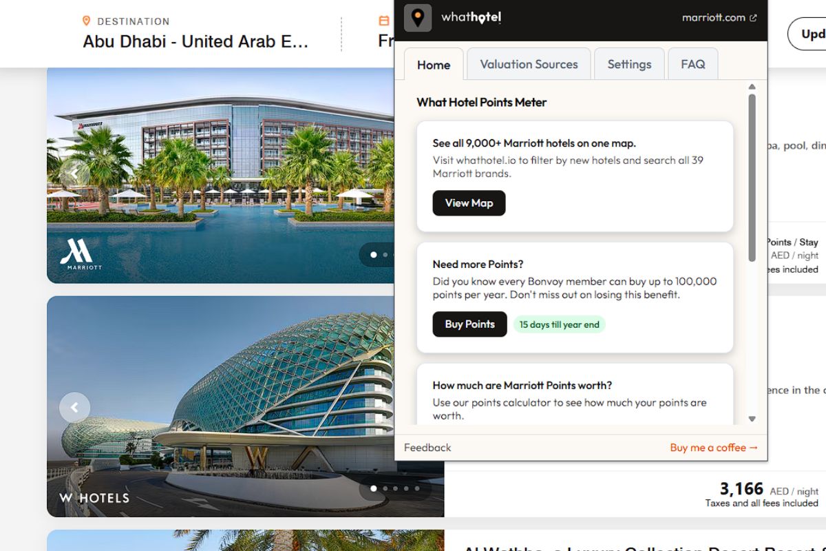 Search results overlay screenshot